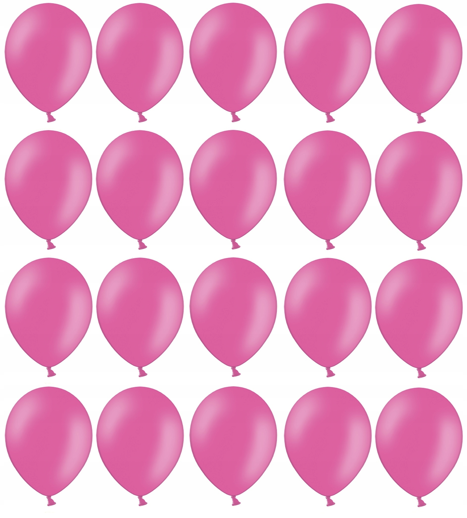 

Balony Ciemny Różowy 25cm pastelowe 20szt na ślub