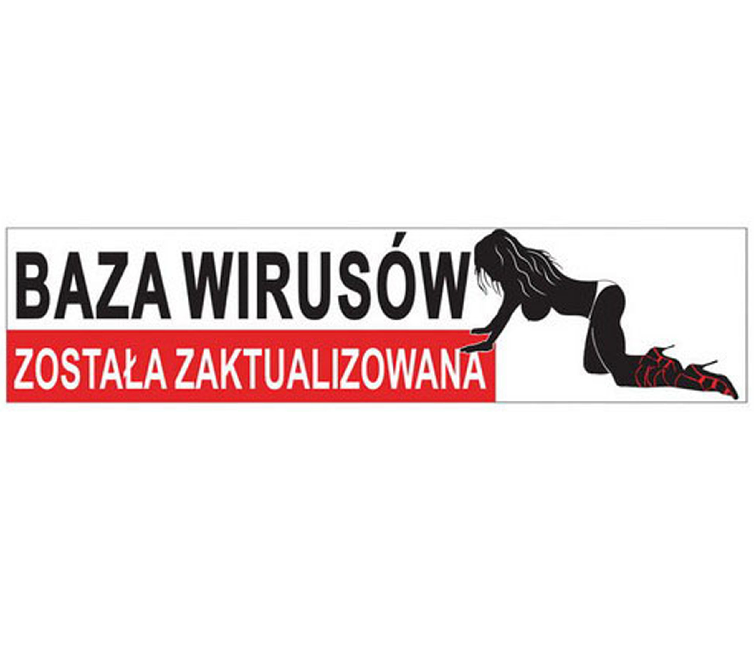 

Naklejka Napis Baza Wirusów Została Zaktualizowana