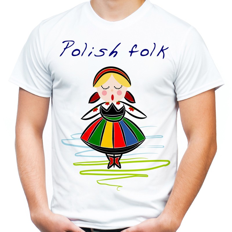 

Koszulka folkowa polish folk Polska t-shirt Hq XXL