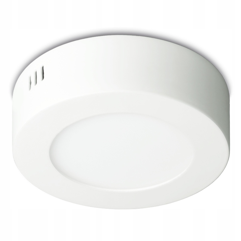 Panel LED natynkowy 6W PLAFON oprawa lampa zimna Zasilanie sieciowe