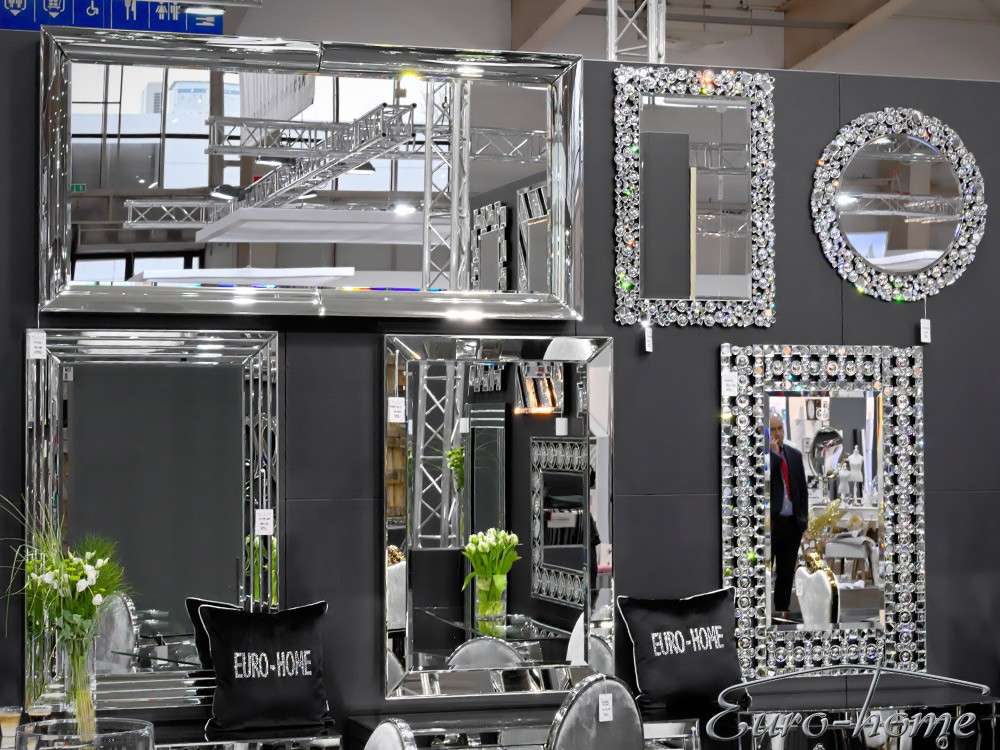 LUSTRO KRYSZTAŁKI 13TM171 PM 60x90cm GLAMOUR Wykonanie gotowe