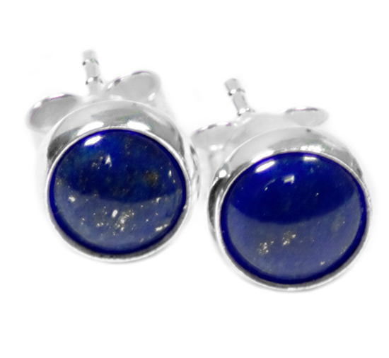 

Kolczyki Lapis Lazuli Sztyft Srebro 925 !!! (w153)