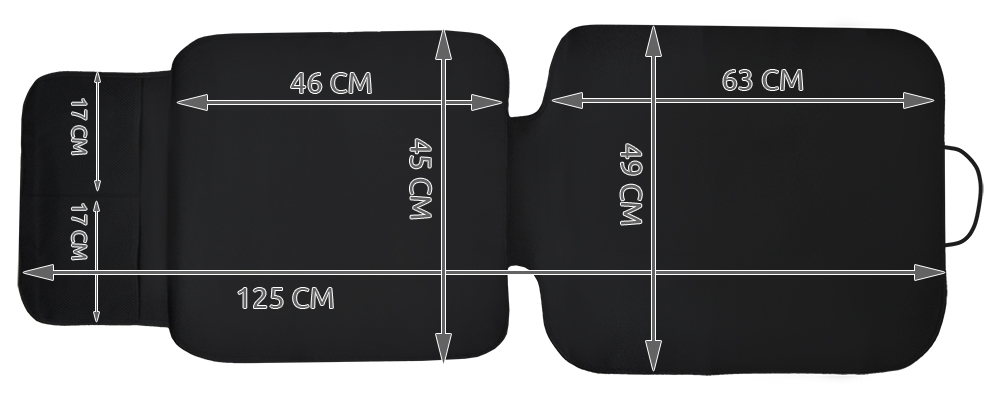 MATA POD FOTELIK SAMOCHODOWY OCHRANICZ FOTELA Kod producenta 6299