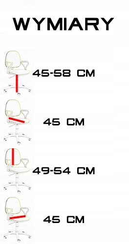 FOTEL OBROTOWY REGAL BIAŁY KOLOR CZERWONY NOWYSTYL Kolekcja REGAL