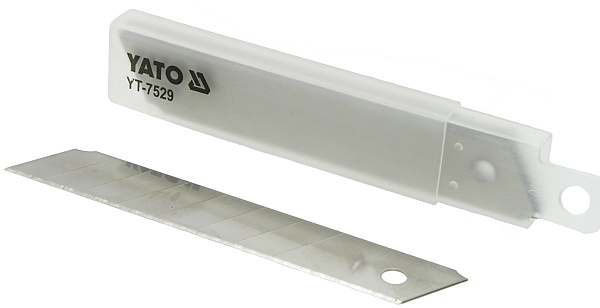 

Yato Ostrze wymienne łamane do nożyka 18mm YT-7529