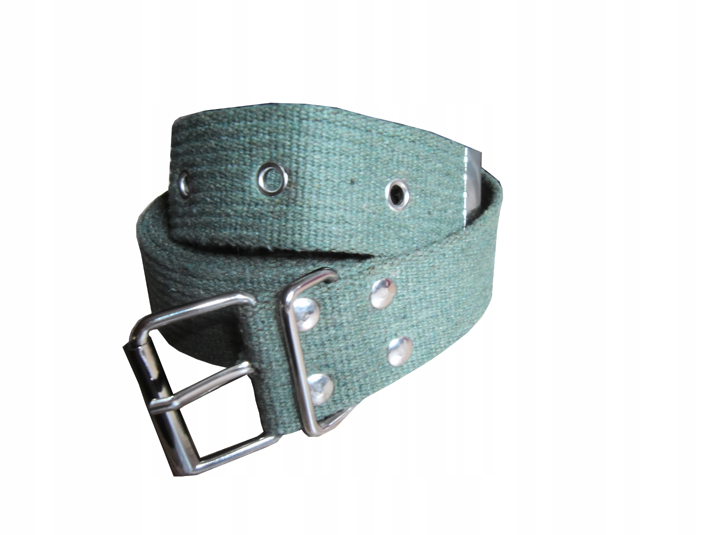 

Pasek 1 oczko Bawełna khaki 4CM Długość 100 cm
