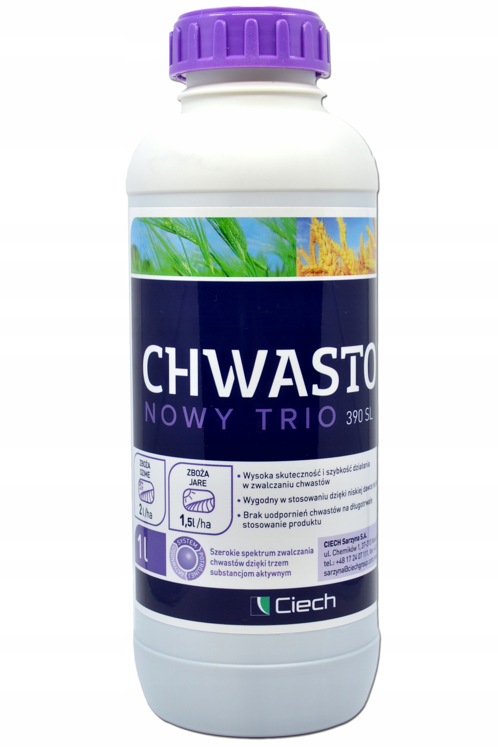 

Środek Na Chwasty Ciech Chwastox Trio 390 Sl 1 L