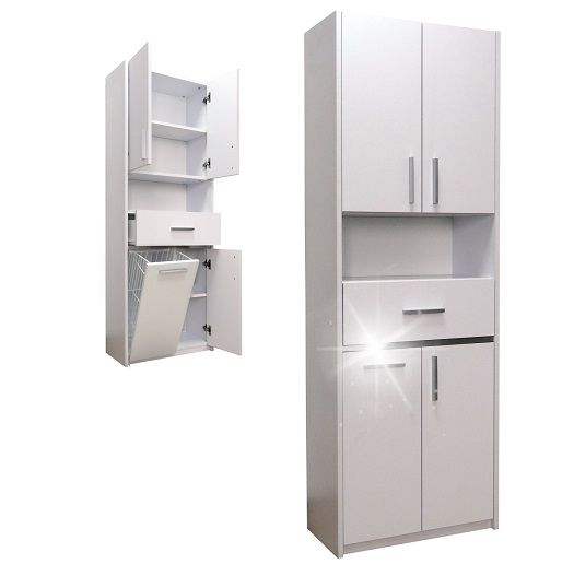DULAP DE BAIE ÎN PICIOARE CU COȘ, lățime 60 cm 297 K Cod producător 297