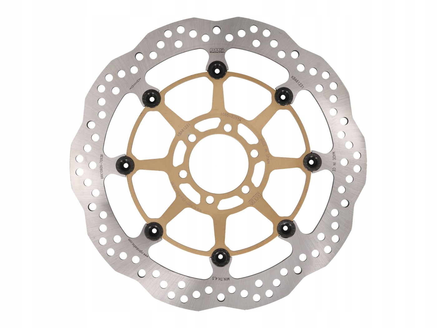 ТОРМОЗНОЙ ДИСК NG ПЕРЕДНИЙ APRILIA RS_125 93-13