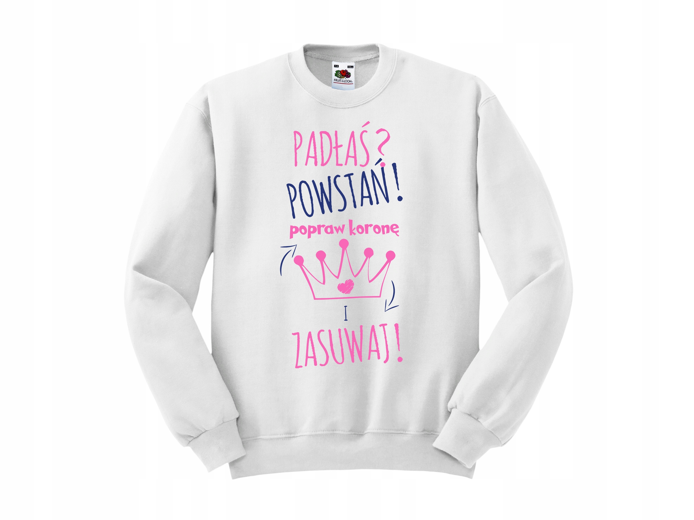

Bluza Damska Z Nadrukiem Padłaś Powstań