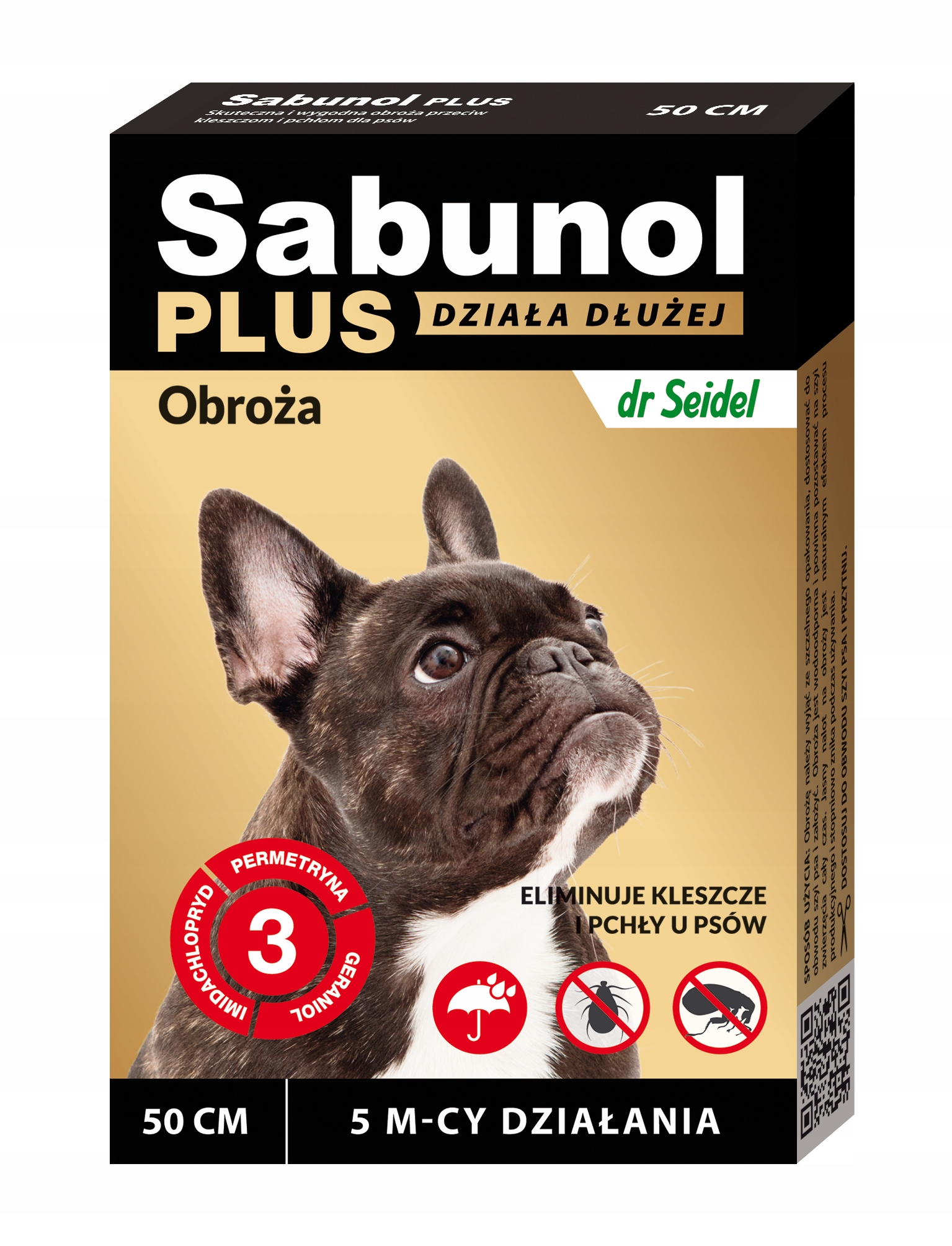 

Sabunol Plus Obroża Na Pchły Kleszcze Dla Psa 50CM