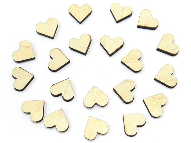 

Scrapki Serca Serduszka 20sztuk 16x14mm gr 3mm SR2