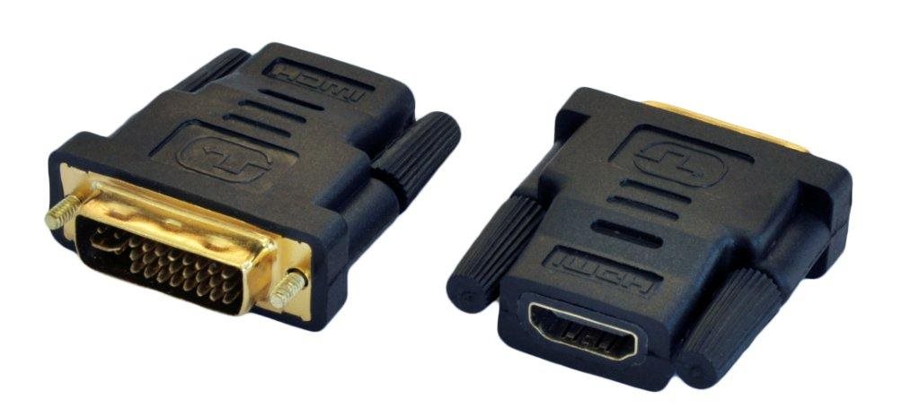

Adapter Przejściówka Hdmi DVI Full Hd 1080P Gold