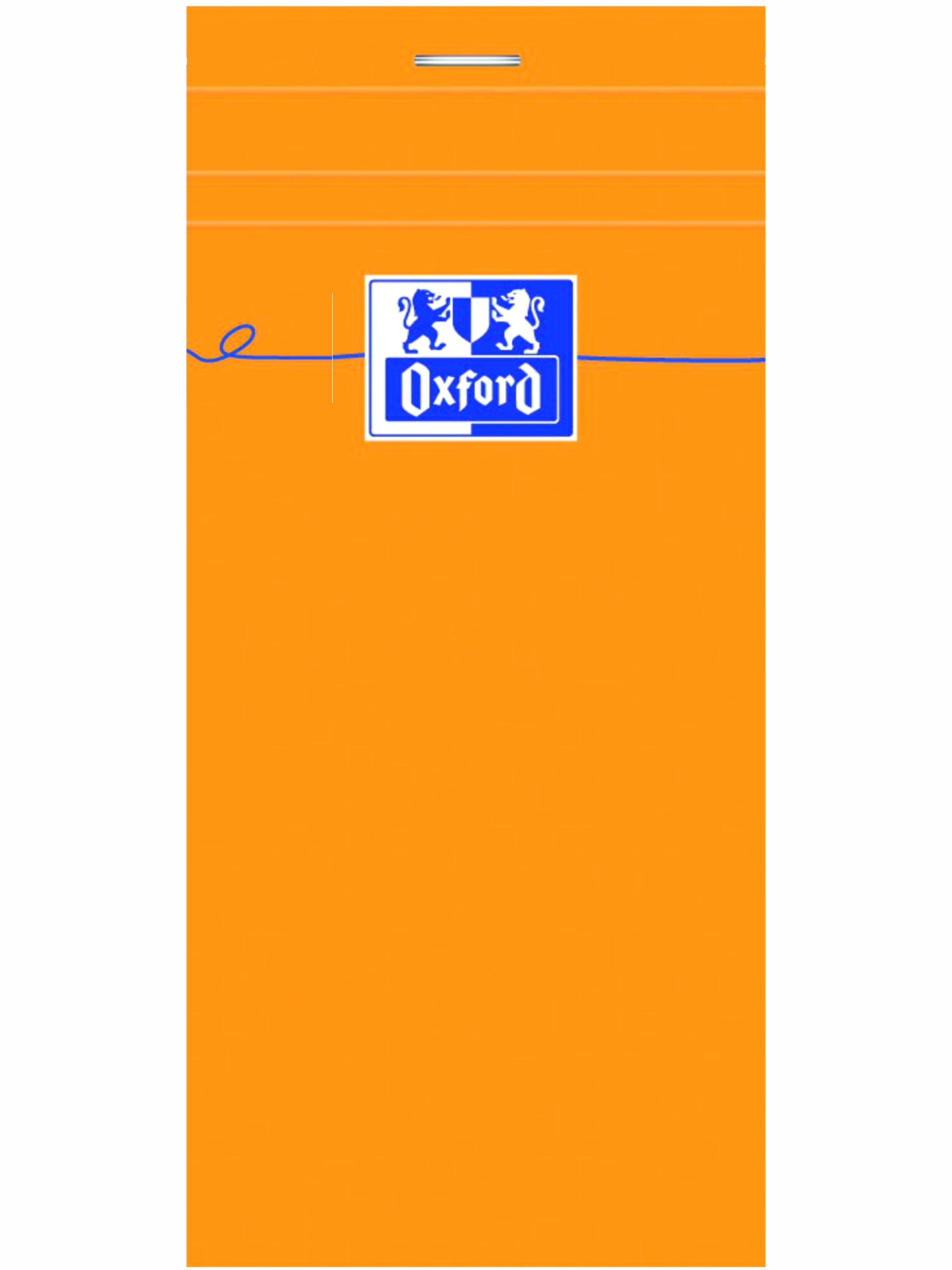 

Notatnik biurowy Oxford 74x210mm 80kartek w kratkę