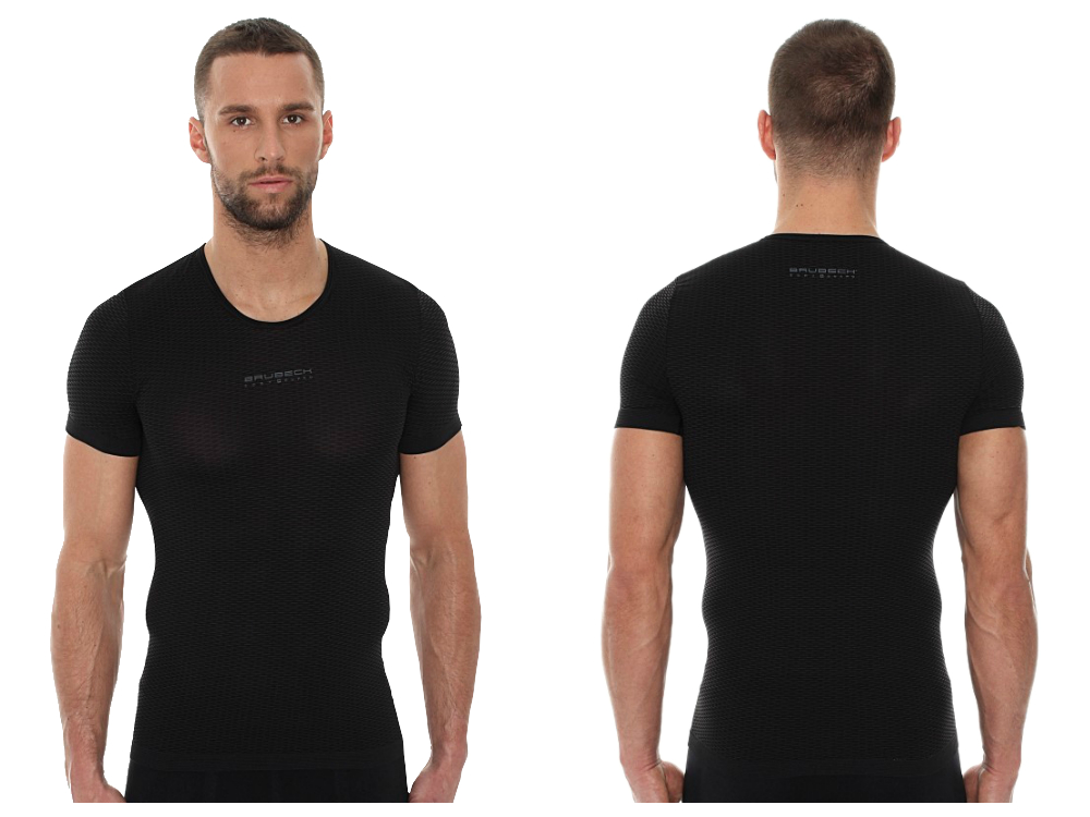 BRUBECK koszulka kr. UNISEX potówka SS10540 r M Rękaw krótki rękaw