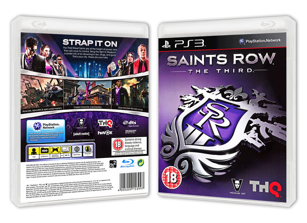 SAINTS ROW THE THIRD PL PS3 Stan u ywany 14 90 z Sklepy