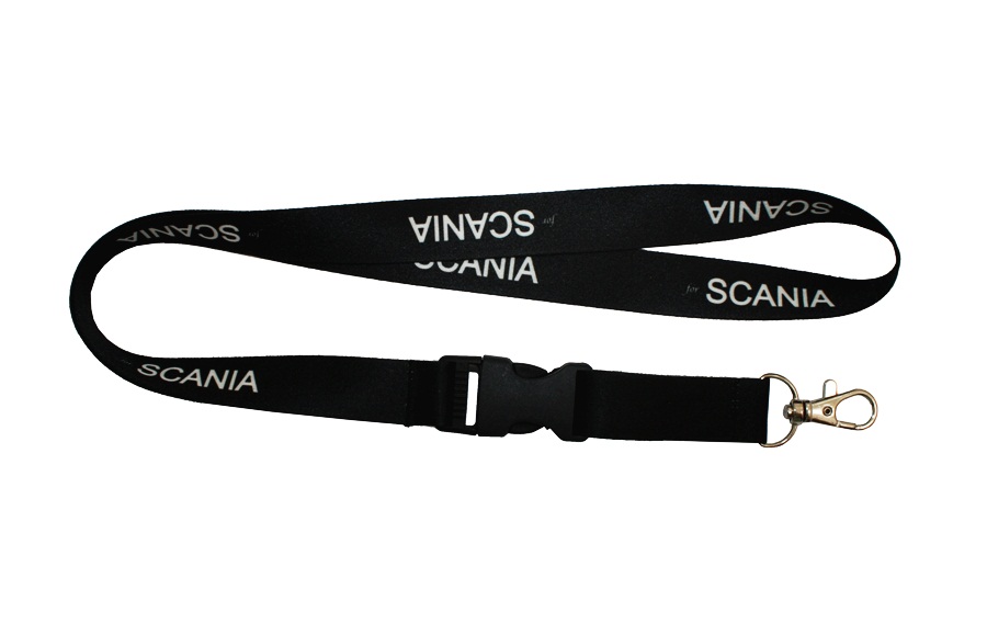 

Smycz Scania czarny szer. 20mm dł. 52cm + napis