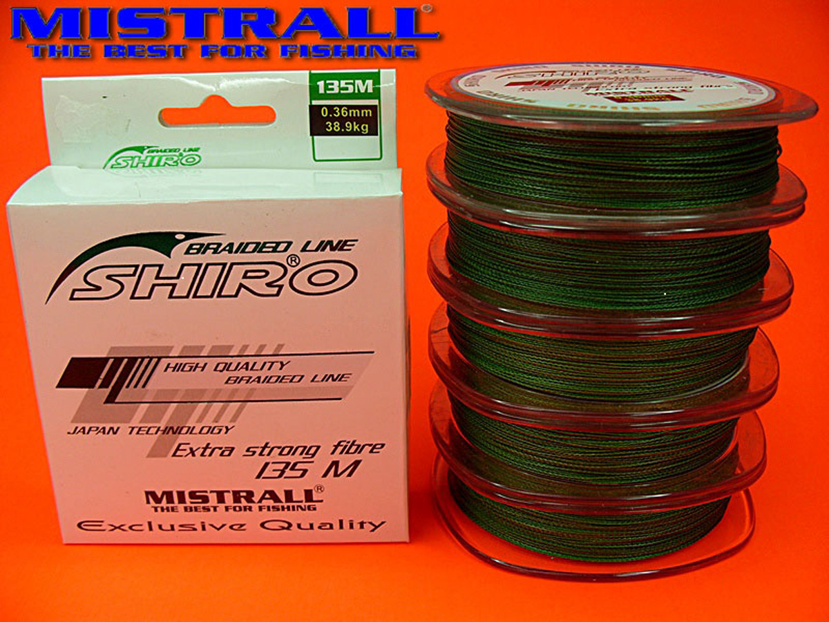 PLECIONKA MISTRALL SHIRO 0,06 mm / 135m / ZIELONA Marka Mistrall