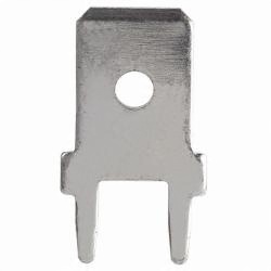 

Konektor męski płaski 4,8mm na Pcb x20szt