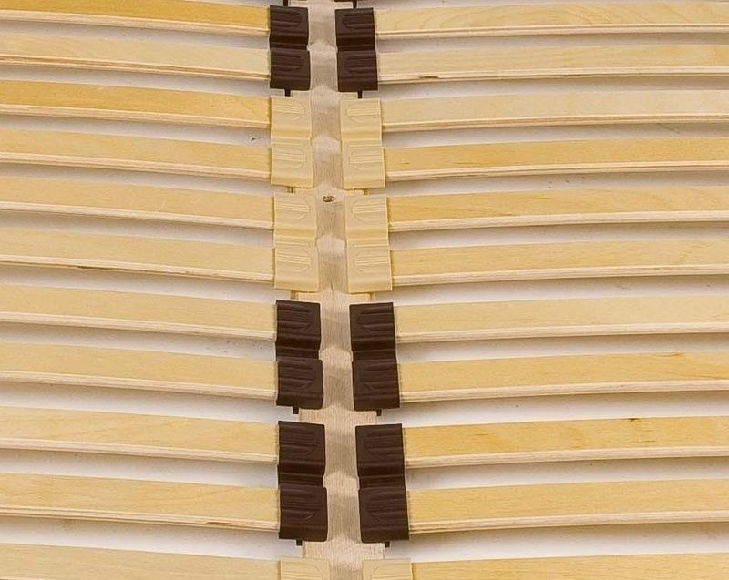 SOLIDNY BRZOZOWY STELAŻ ELASTYCZNY NA RAMIE 180x200 CM Marka inna