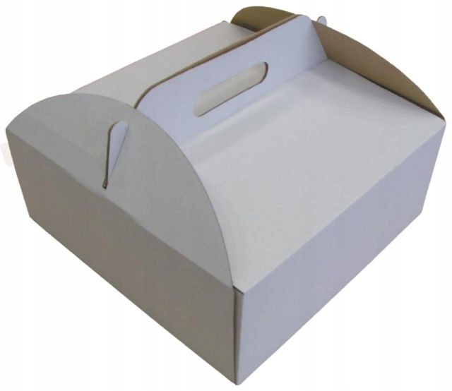 

Karton Pudełko Na Tort Biały Z Uchwytem 30x30x15cm