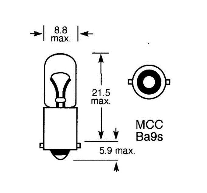 Żarówka halogenowa T2W T4W BA9S M-Tech 24V 2W Producent M-Tech