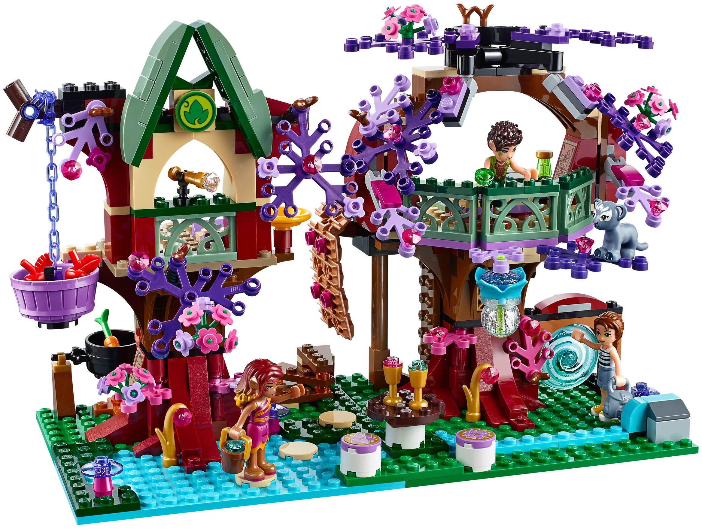 LEGO ELVES 41075 KRYJÓWKA ELFÓW NA DRZEWIE domek Marka LEGO