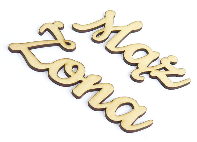 NAPISY DEKORY DECOUPAGE Mąż Żona ZE SKLEJKI YR58