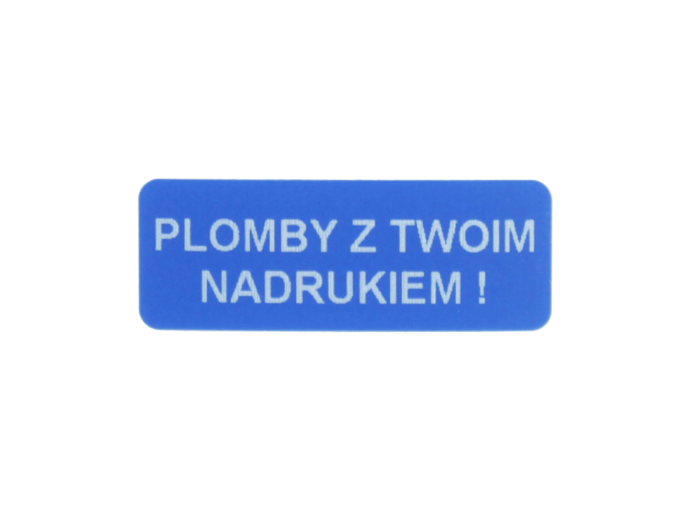 

Sticker Void Niebieski Czystousuwalny 30x11 250SZT