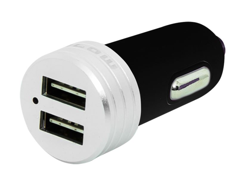 Ładowarka samochodowa do telefonu dwa wejścia 2xUSB 4800mA 12/24V