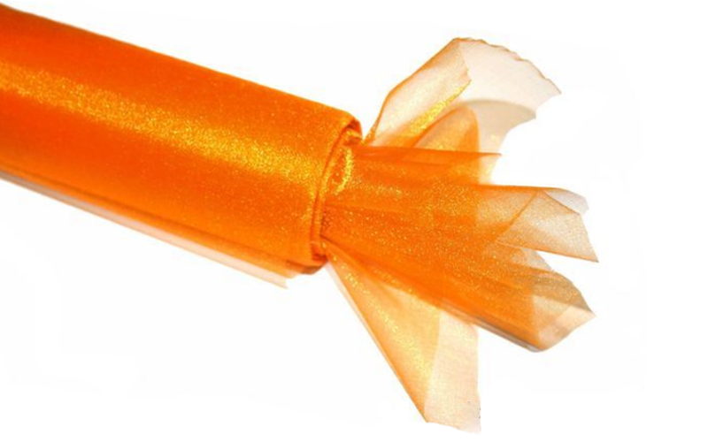 

Organza Organtyna Ślub 48 cm Pomarańcz