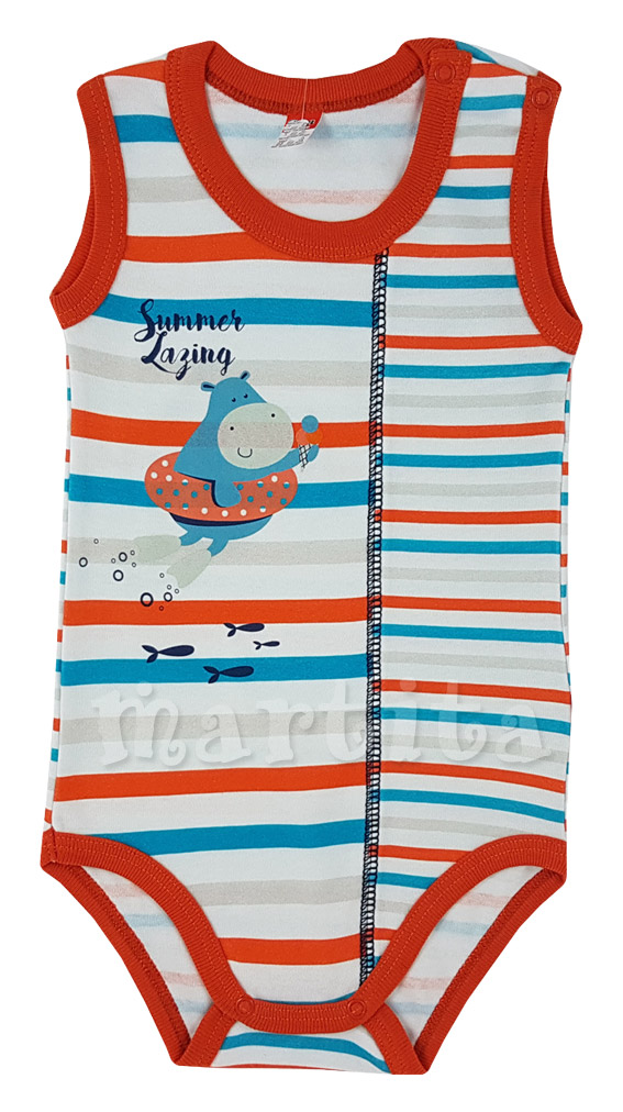 

Body bodziak Hippo 100% bawełna Na lato Nowe 104