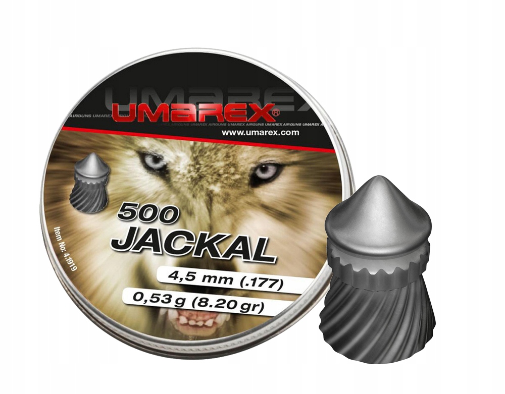 

Śrut Umarex Jackal 500szt. kal. 4,5 mm 4.1919