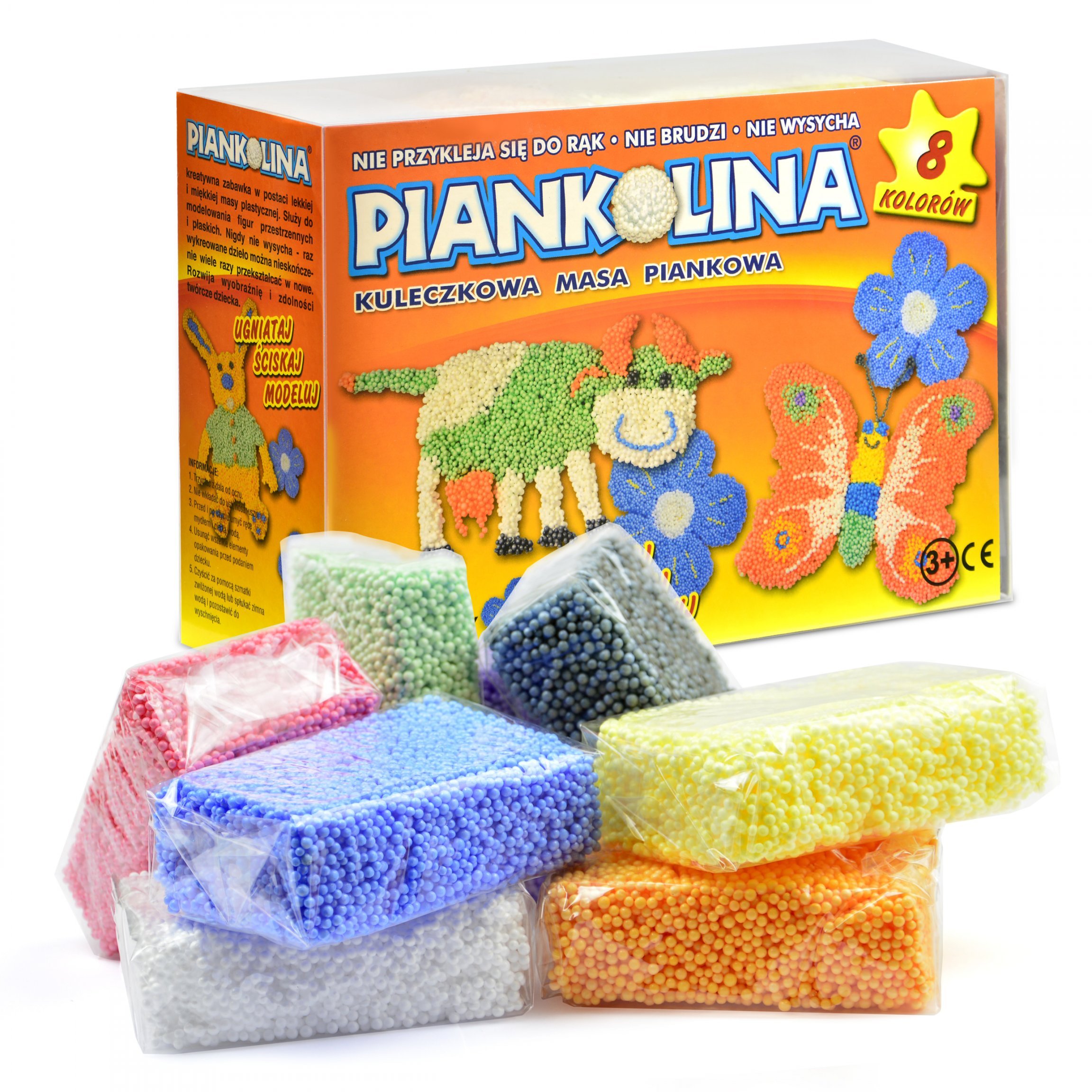 Piankolina Kolorowa 8 Kolorów Masa Plast 031034 6745128791