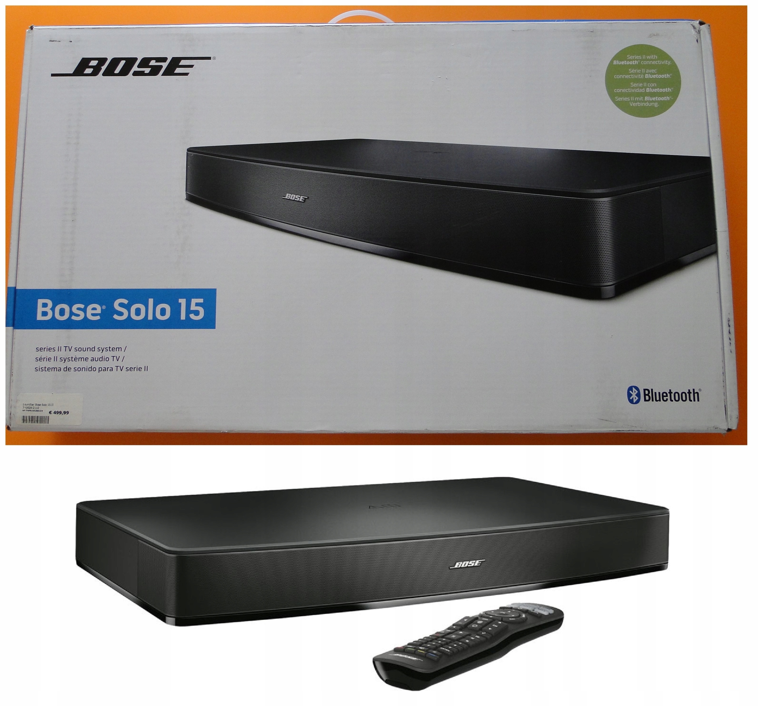 Soundbar BOSE Solo 15 seria II z Bluetooth * NOWY - 7583437370 ...