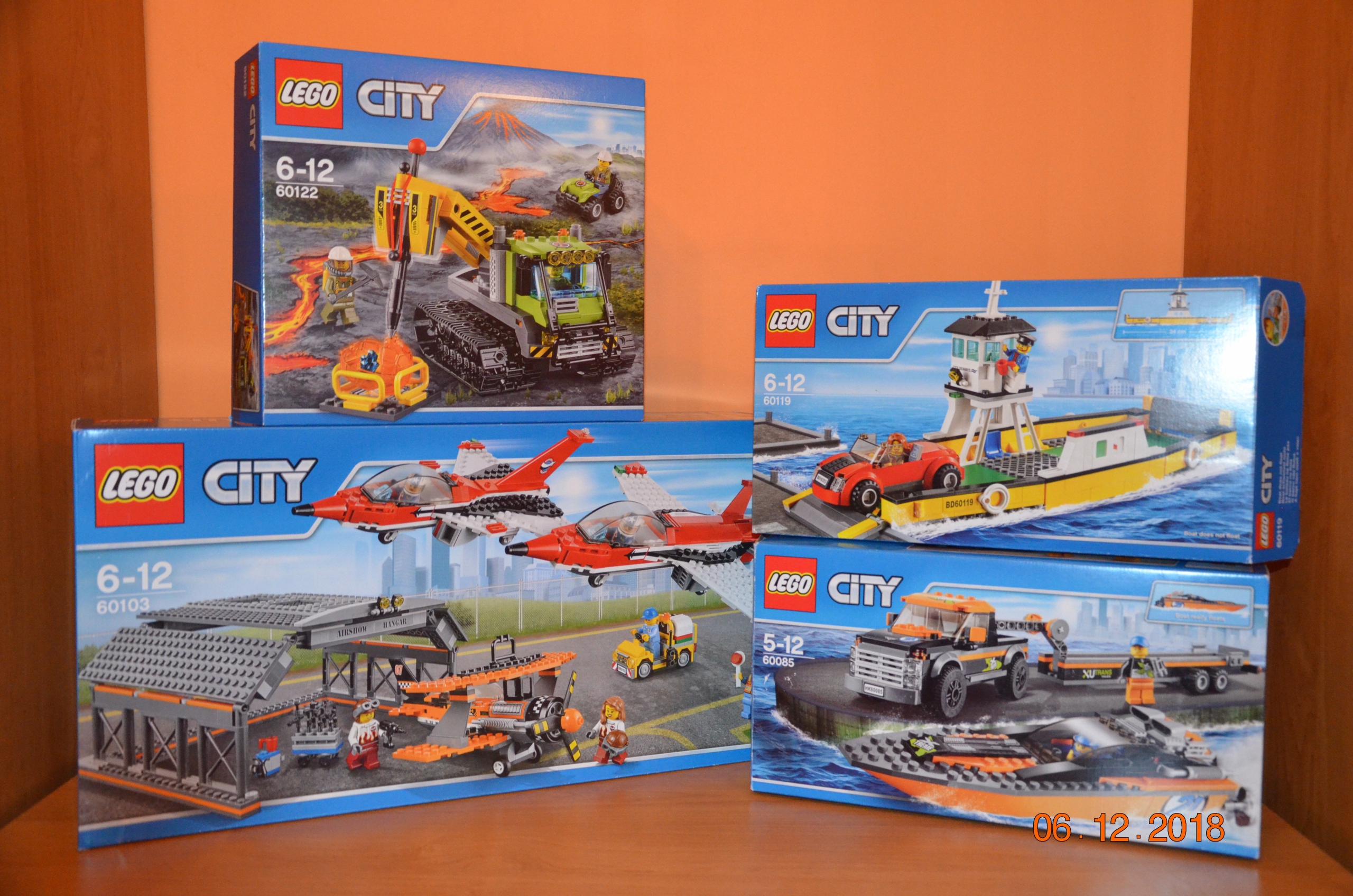 Zestaw LEGO CITY 60085 60103 60119 60122 pojazdy - 7711110547 ...