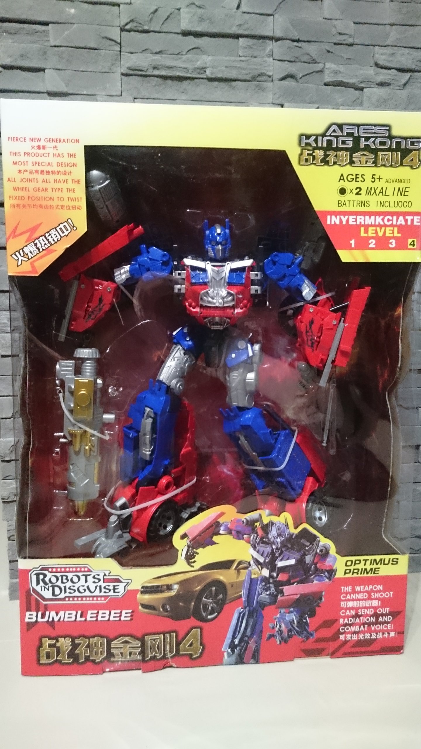 Autobot Transformers Bumblebee Duży Optimus 24h 7190640690