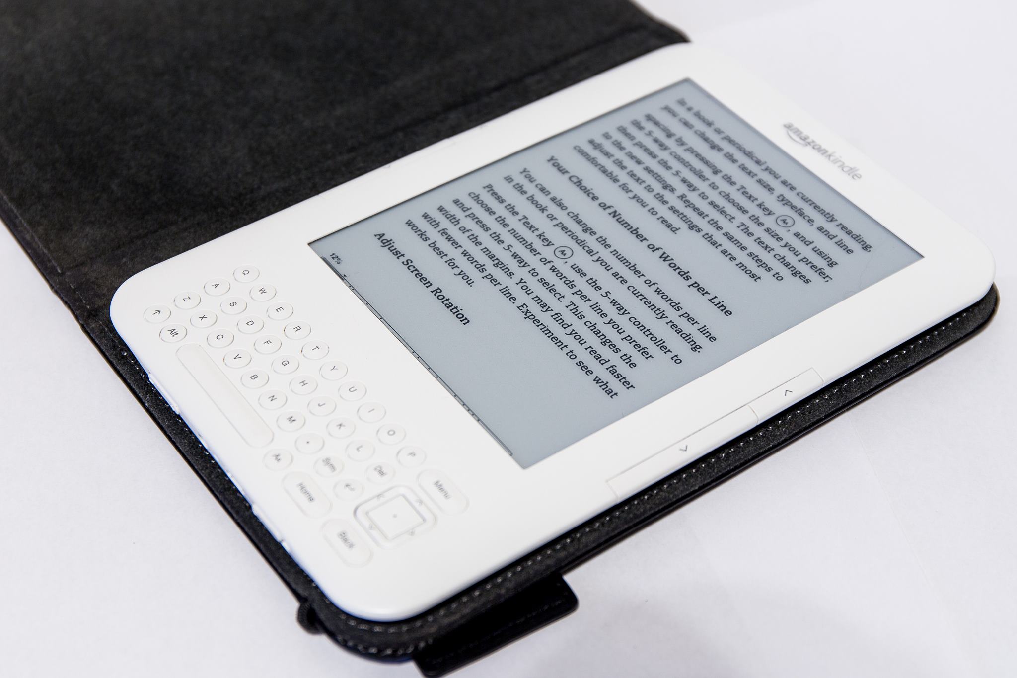 Kindle Keyboard 3, 3G White + etui Amazon 7434012065 oficjalne
