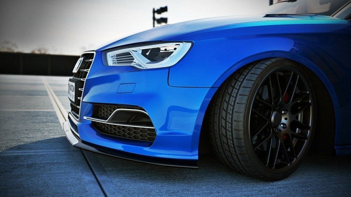 Splitter Spoiler Zderzak Audi A3 Sline S3 8v Sedan