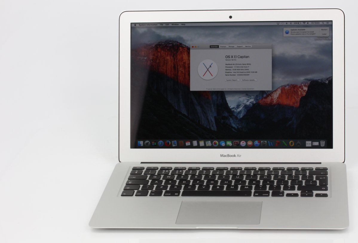 Apple MacBook AIR 13 A1466 i7 1.7 8gb 128gb SSD FV - 7338604921 ...