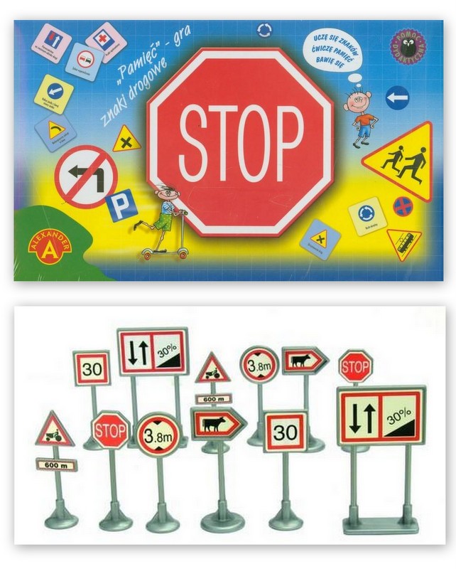 Pamięć Gra Znaki Drogowe Zestaw Znaków Zabawa 7161536318 Pamięć Gra Znaki Drogowe Zestaw Znaków Zabawa 7161536318