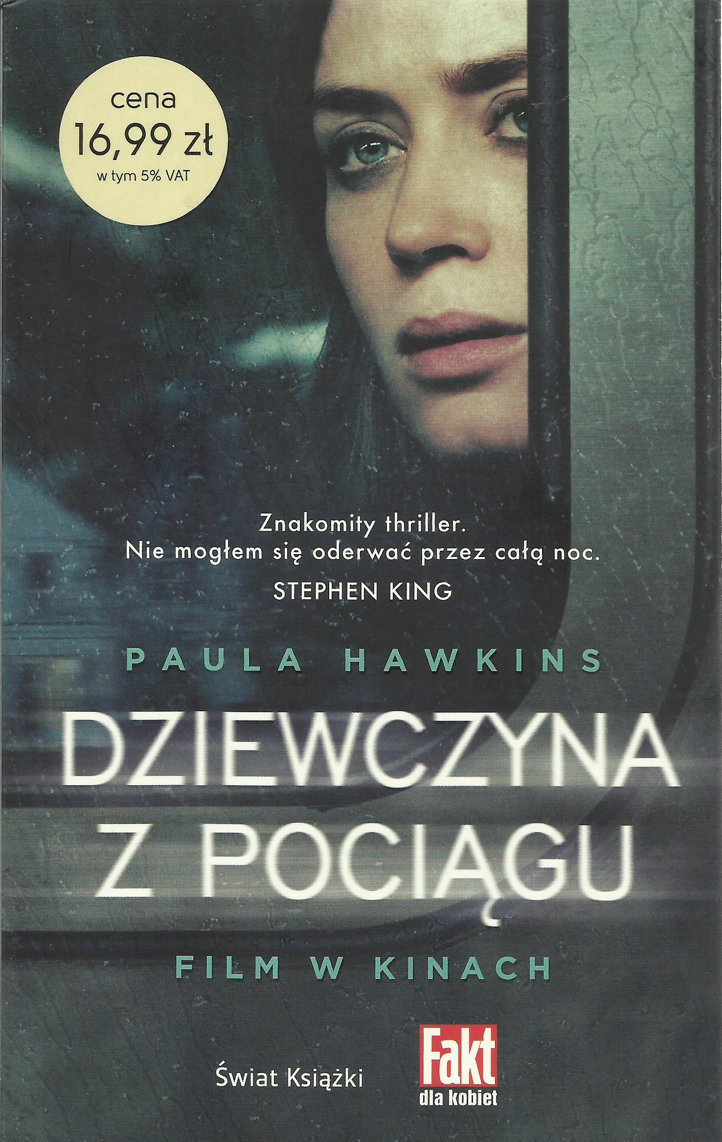 Znalezione obrazy dla zapytania Dziewczyna z pociÄ…gu Autor: Paula Hawkins