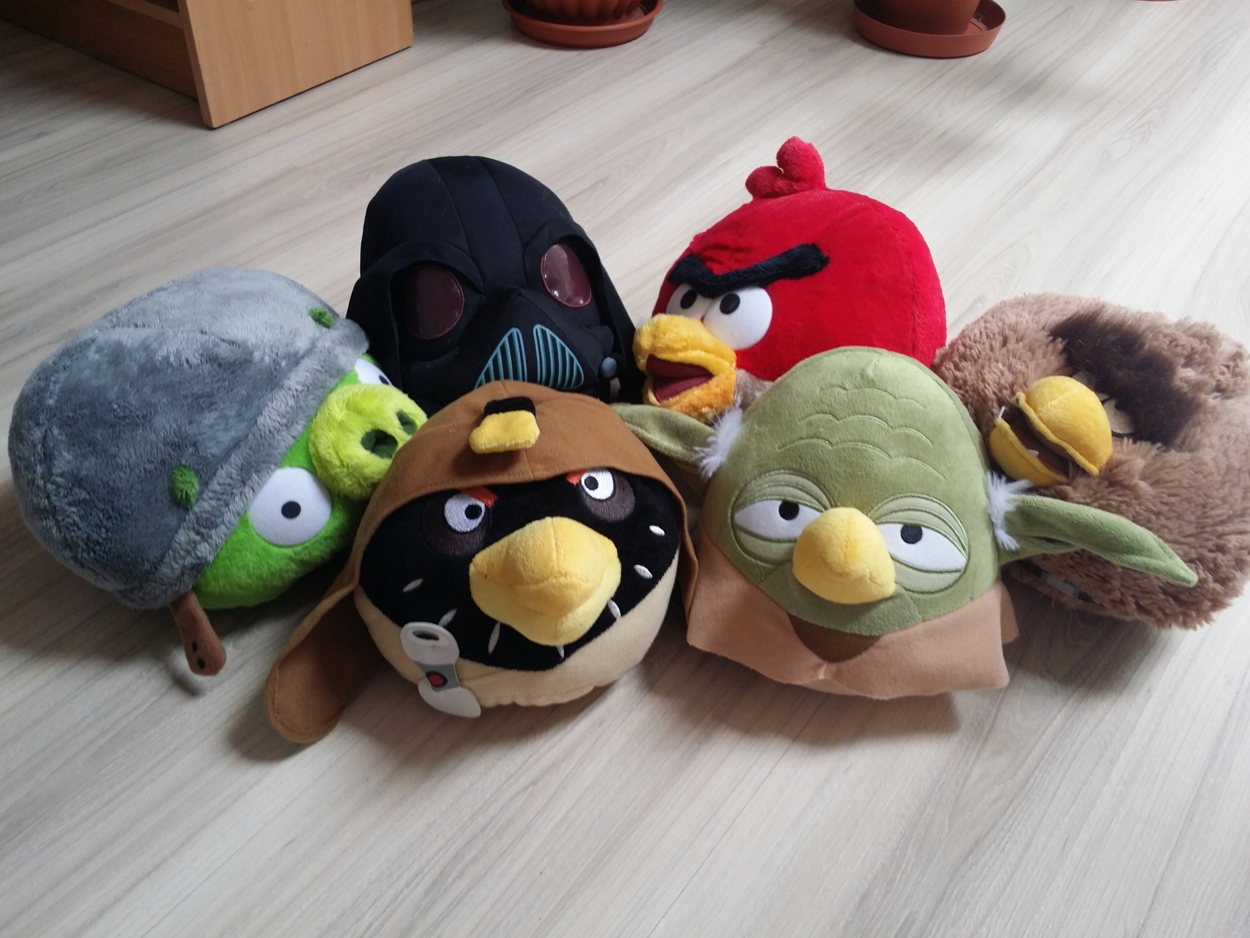 Angry Birds Star Wars Maskotki Zestaw 6 Sztuk Duże