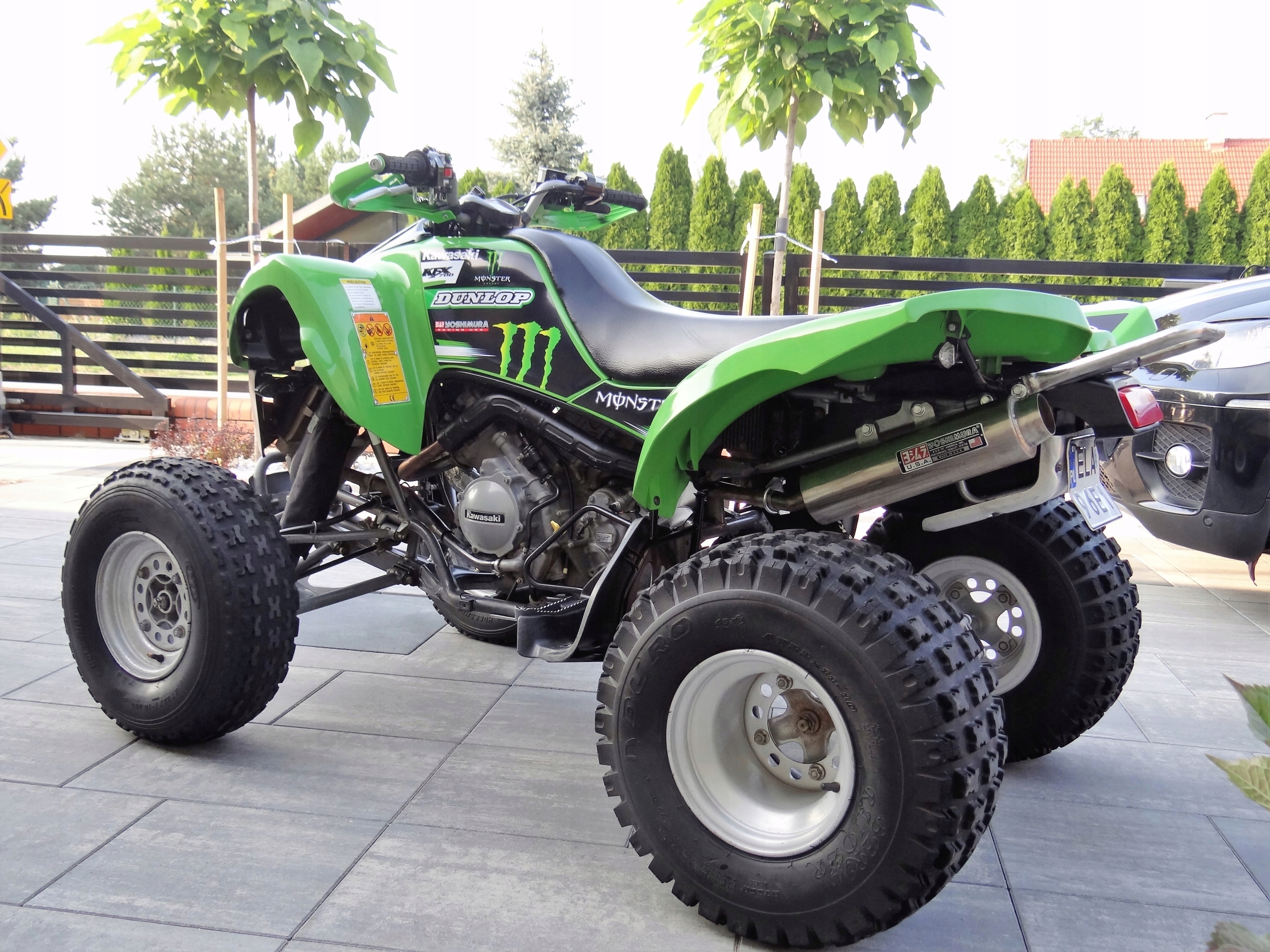 Quad Kawasaki KFX 700 V2 ATV Zarejestrowany 7544678941 oficjalne