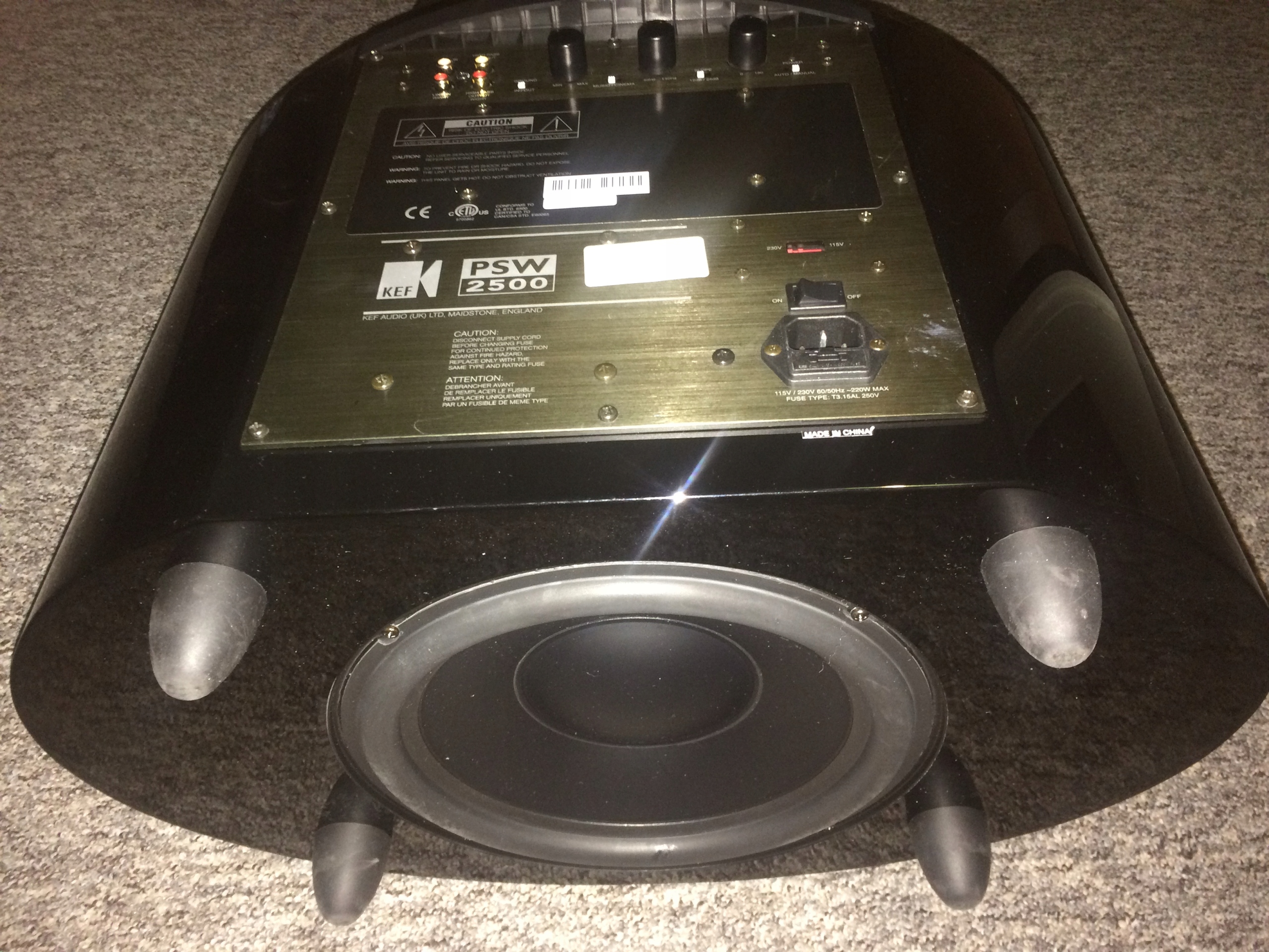 Subwoofer KEF PSW 2500 7590073655 oficjalne archiwum allegro