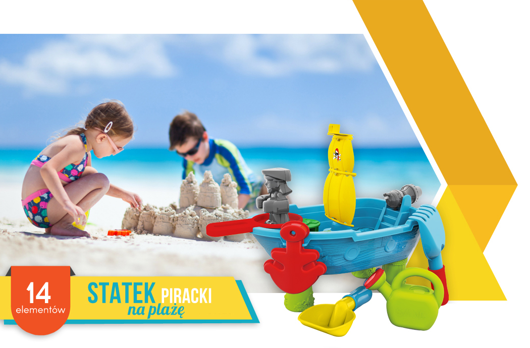 Statek Piracki Zabawki Do Wody Piasku Na Plażę 7041432249 Statek Piracki Zabawki Do Wody Piasku Na Plażę 7041432249