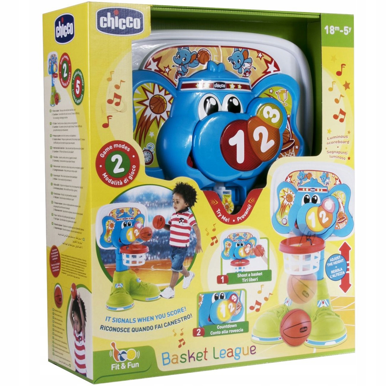 Chicco Fit&Fun Interaktywna Koszykówka 123 - 7580366065 - Oficjalne ...