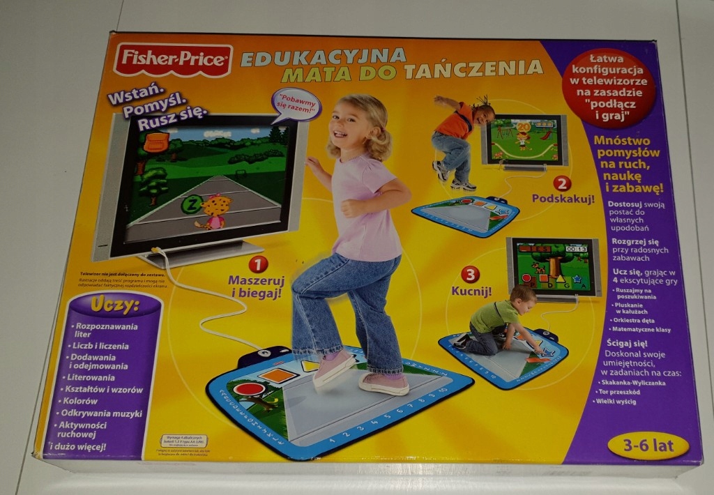 Edukacyjna Mata Do Tańczenia Fisher Price 3 6 Lat