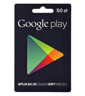 karta google Karta upominkowa Google Play 50 zł AUTOMAT   24h   6754786733  karta google