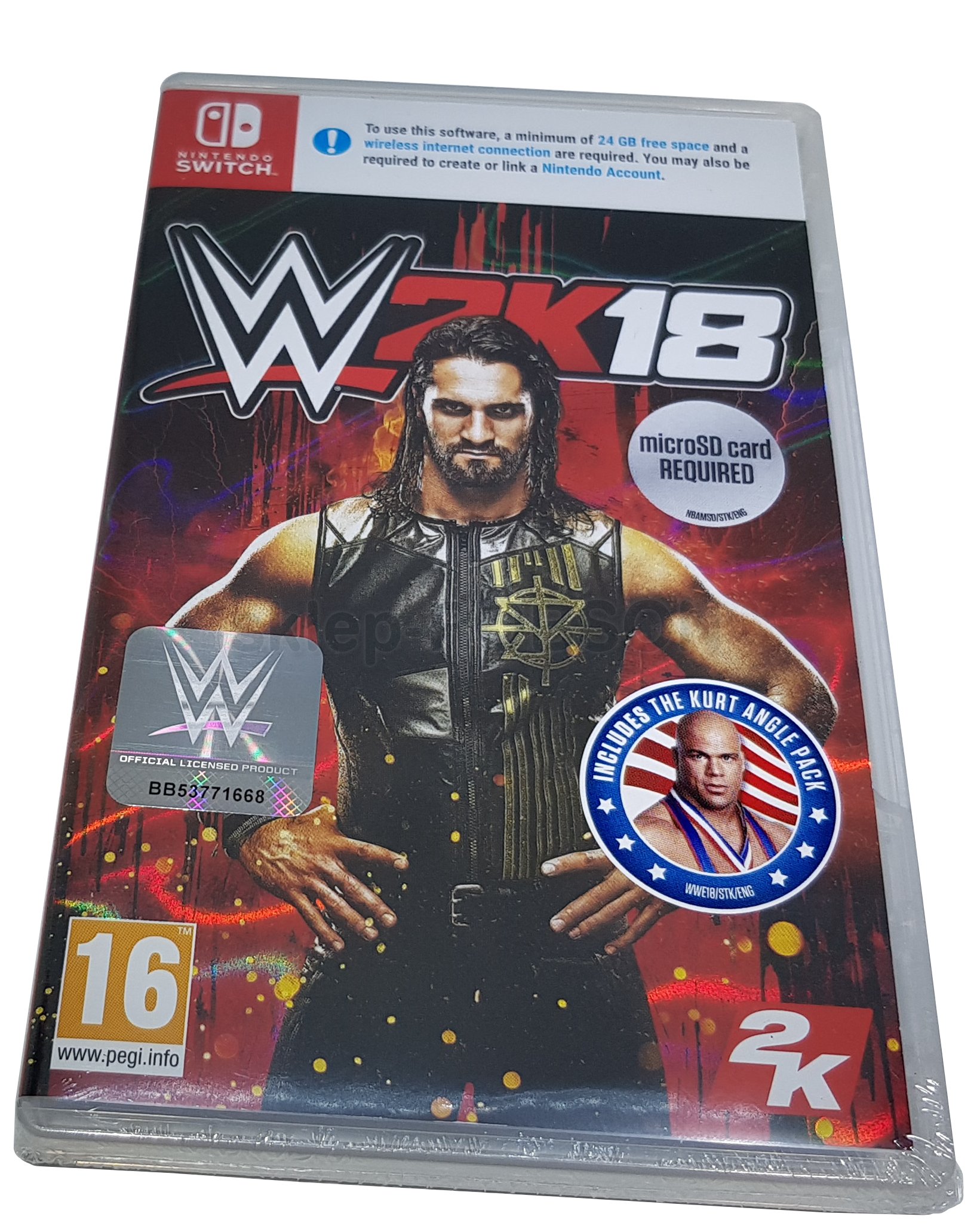 WWE 2K18 WWE18 2018 NINTENDO SWITCH NOWA 7125092559